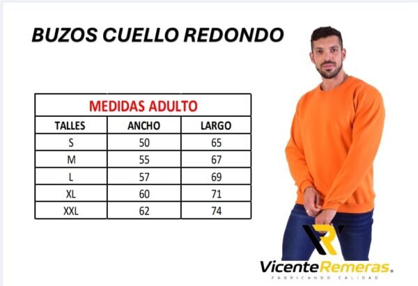 Buzos Lisas Cuello Redondo - Imagen 6