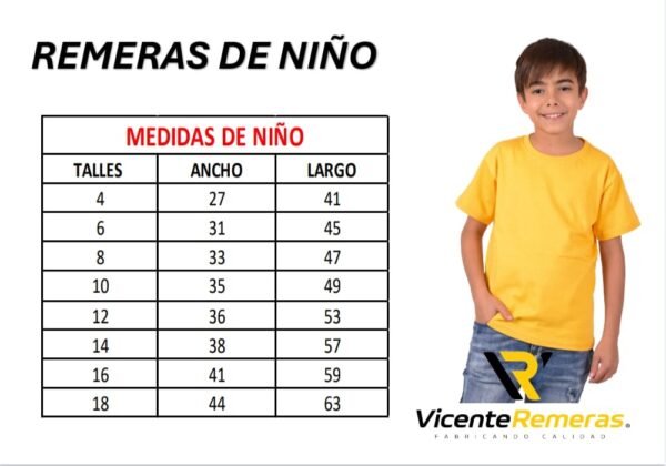 Chombas Lisas Niño Pique Premiun - Imagen 3
