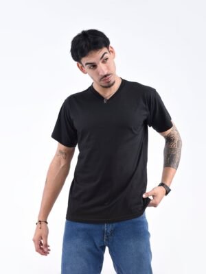 Remera Adulto cuello V Remera Cuello En V Peinado Premium Adulto