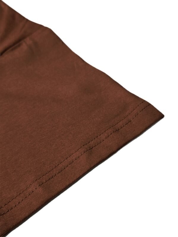 Remera Chocolate Detalle 3 Remera Lisa Cardado Mercializado Adulto