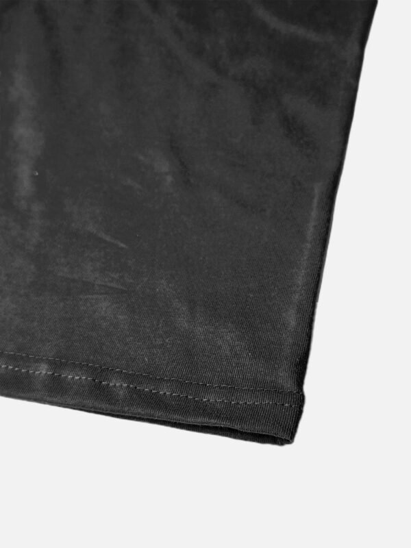 Remera Negra Detalle 1 Chomba Algodón Peinado Premium 24/1
