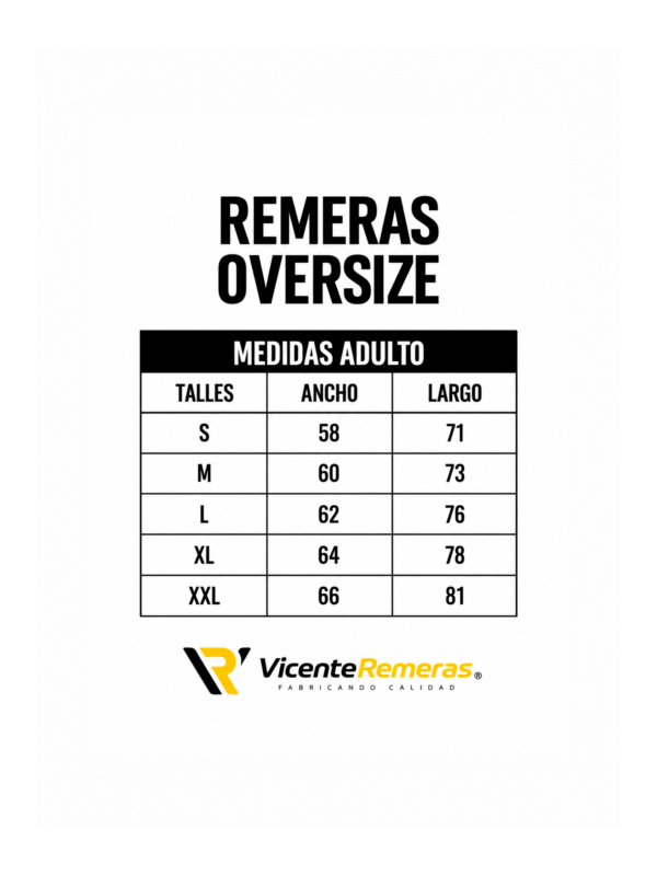 Remera Adulto Oversize (COMP) Remera Oversize Lisa Peinado Premium Adulto