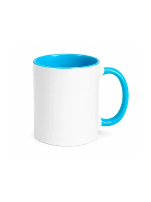 Taza aza Color Celeste Taza Con Aza Color Para Sublimar